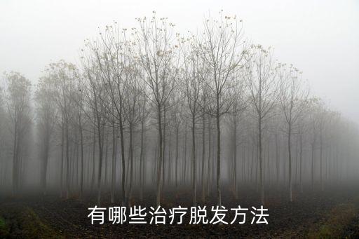 如何治脫發，有哪些治療脫發方法