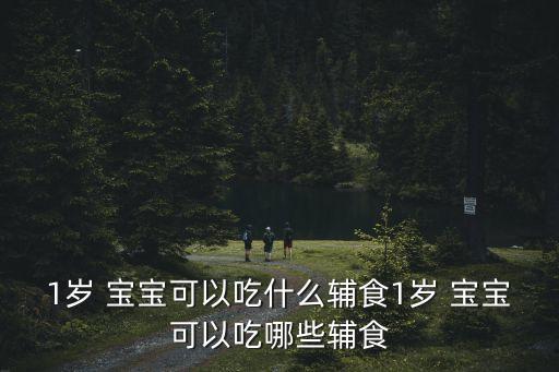 1歲 寶寶可以吃什么輔食1歲 寶寶可以吃哪些輔食
