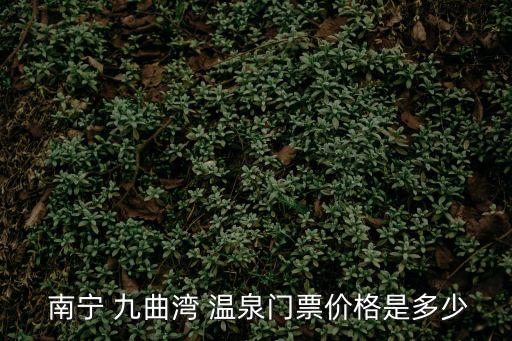 南寧九曲灣溫泉,去了兩次溫和城泡泡泡溫泉沒去九曲bay