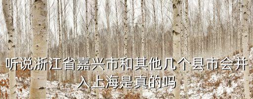 郎溪縣是不是劃給上海市，上海最想要外地那個縣城劃入