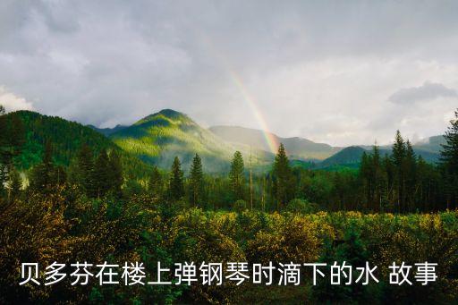貝多芬在樓上彈鋼琴時(shí)滴下的水 故事