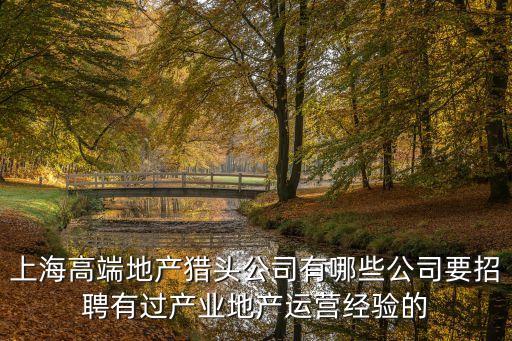上海市獵頭招聘，獵頭公司 上海