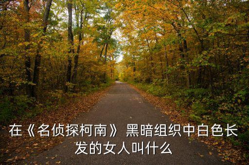 黑暗中的十個(gè)女人,《名偵探柯南》女主角是反種族歧視的人