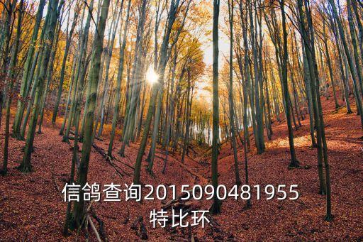 2015年上海市信鴿協(xié)會特比環(huán)成績，2015信鴿特比環(huán)查詢260025191