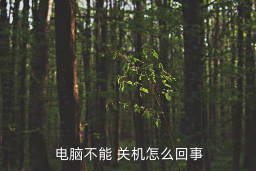 電腦不能關機,電腦如何安全關機?
