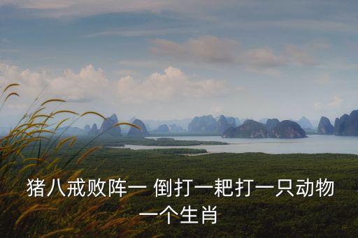  豬八戒敗陣一 倒打一耙打一只動物一個生肖