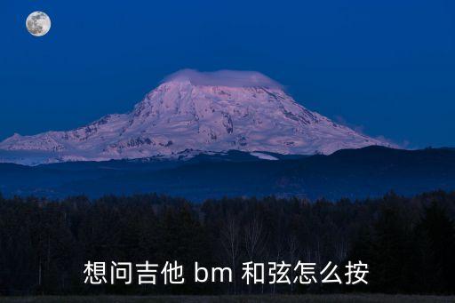 想問吉他 bm 和弦怎么按