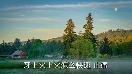 火牙痛怎么快速止痛,牙痛小偏方:用牙簽刺激牙齦部位消炎止痛