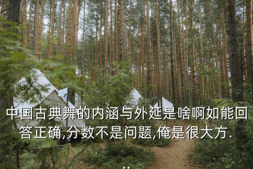 扇舞丹青音樂,中國古典舞的內涵和外延是...