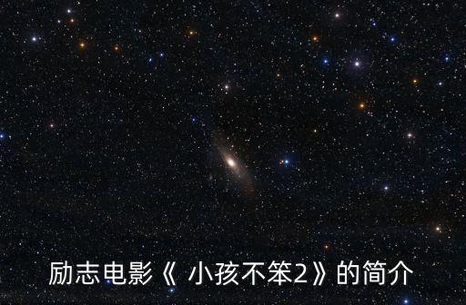 勵志電影《 小孩不笨2》的簡介