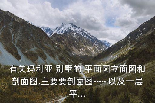 別墅平面圖,rural別墅設計圖紙包括建筑細節和工藝流程