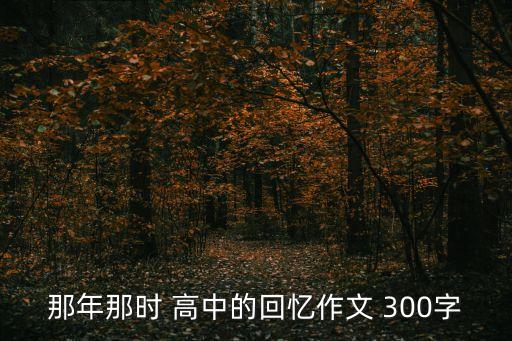 那些年的回憶，回憶那些年