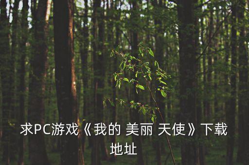 求PC游戲《我的 美麗 天使》下載地址