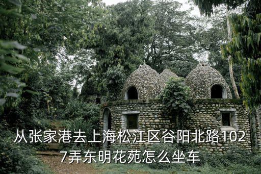 從張家港去上海松江區(qū)谷陽(yáng)北路1027弄東明花苑怎么坐車