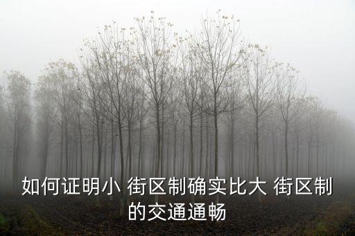 街區(qū)制,歷史上首個(gè)模塊化多可能性住宅區(qū)劃案出爐