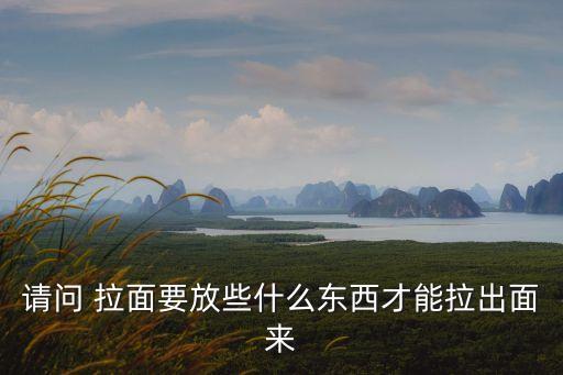 拉面要加香菜,這碗面要如何做到?