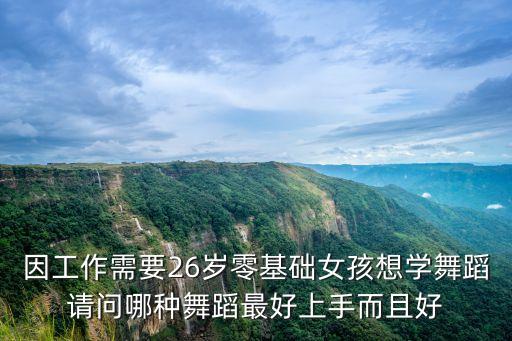 因工作需要26歲零基礎女孩想學舞蹈請問哪種舞蹈最好上手而且好
