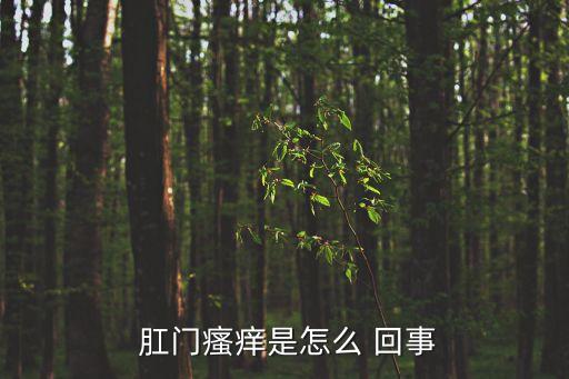  肛門瘙癢是怎么 回事
