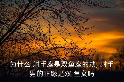 為什么 射手座是雙魚座的劫, 射手男的正緣是雙 魚女嗎