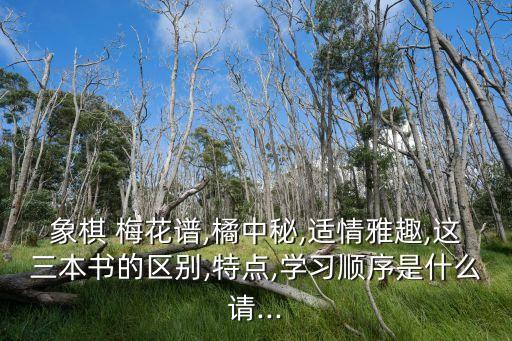 梅花譜,中國古代棋譜梅花譜起源于唐代