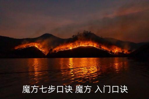  魔方七步口訣 魔方 入門口訣