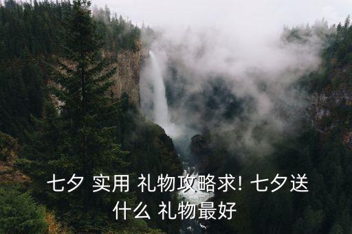  七夕 實用 禮物攻略求! 七夕送什么 禮物最好