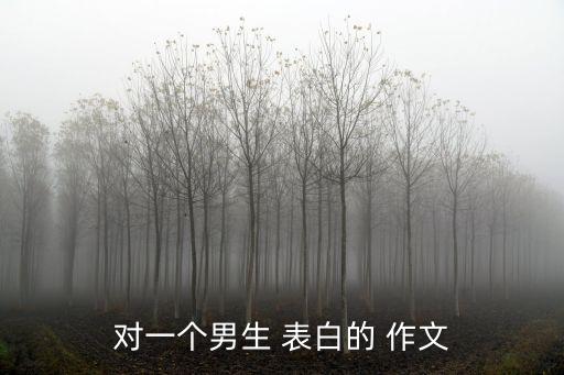 表白小作文,從未表示過會心動的男生