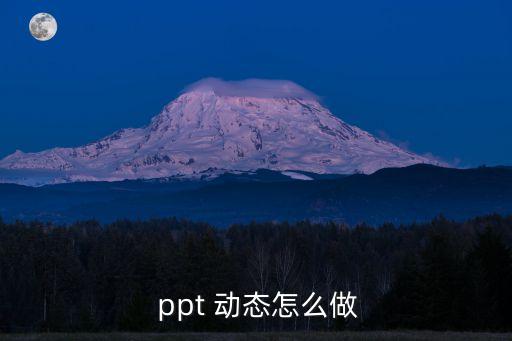  ppt 動態(tài)怎么做