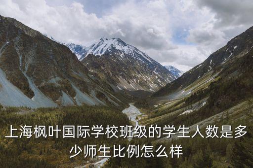 上海楓葉國際學校班級的學生人數(shù)是多少師生比例怎么樣