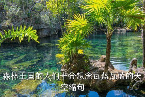 森林王國的人們十分想念瓦藍瓦藍的天空縮句
