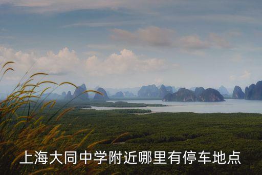 上海大同中學附近哪里有停車地點