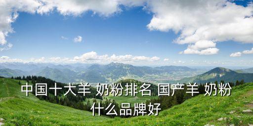 國產(chǎn)羊奶粉,國產(chǎn)綿羊奶粉網(wǎng)上評價(jià)和推薦都很高