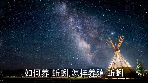 如何養蚯蚓,怎么田間養殖蚯蚓?