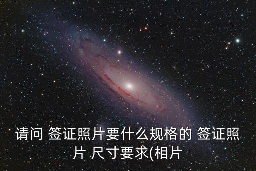 請問 簽證照片要什么規格的 簽證照片 尺寸要求(相片