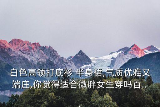 白色高領打底衫 半身裙,氣質優雅又端莊,你覺得適合微胖女生穿嗎百...
