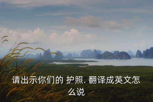 護照翻譯,物業說不支持國外護照并讓你稍后帶回來翻譯