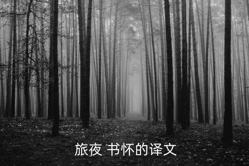 旅夜書懷翻譯,微風吹拂岸岸上細草高桅小船獨自停泊