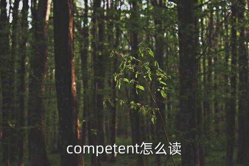 competent怎么讀