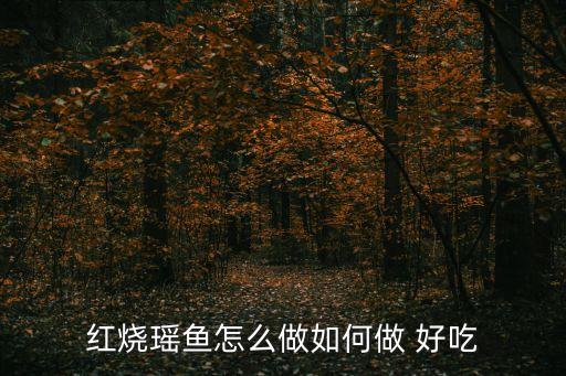 紅燒瑤魚怎么做如何做 好吃