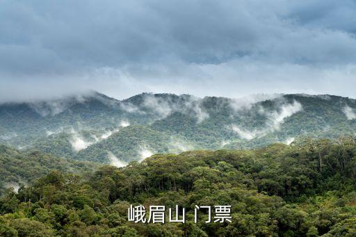 峨眉山門票多少錢一張,中國四大佛教名山之一的峨眉山現人龍