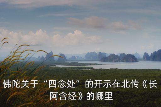長(zhǎng)阿含經(jīng),佛教早期經(jīng)典講故事