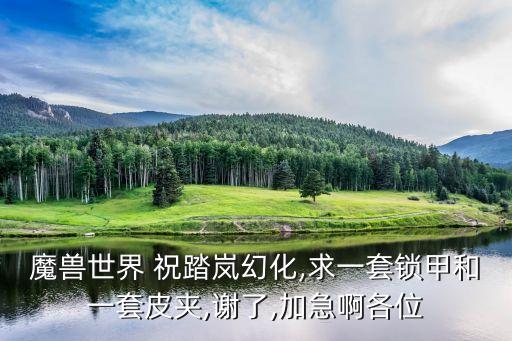 魔獸世界 祝踏嵐幻化,求一套鎖甲和一套皮夾,謝了,加急啊各位