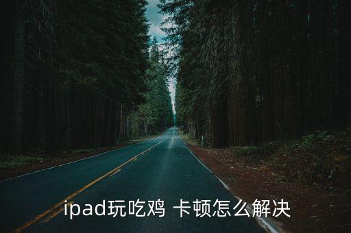  ipad玩吃雞 卡頓怎么解決