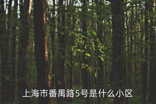 上海市番禺路5號是什么小區