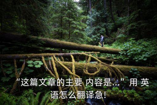 內容的英語,本文四大主題構成本文內容主要研究