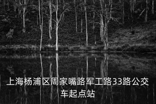 上海楊浦區(qū)周家嘴路軍工路33路公交車起點(diǎn)站