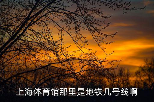 上海市體育場地鐵站，地鐵上海體育館站有哪幾號線