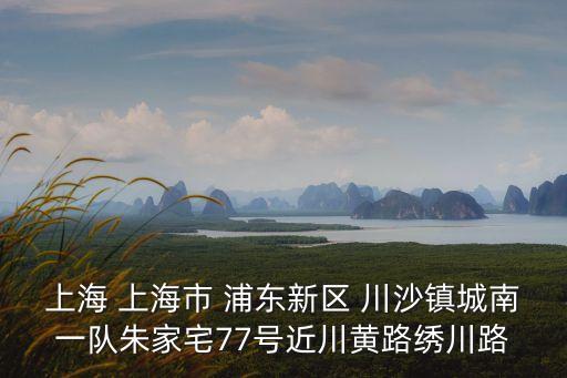 上海市新閔小學(xué)，上海 上海市 浦東新區(qū) 川沙鎮(zhèn)城南一隊(duì)朱家宅77號近川黃路繡川路