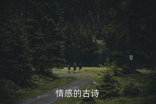 情感詩詞，請問情感古詩有哪些