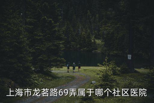 上海市龍茗路69弄屬于哪個社區醫院